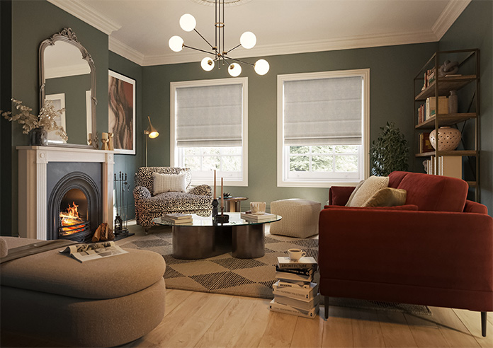 Memphis, Latte - Twist&Fit Roman Blind - Image 6